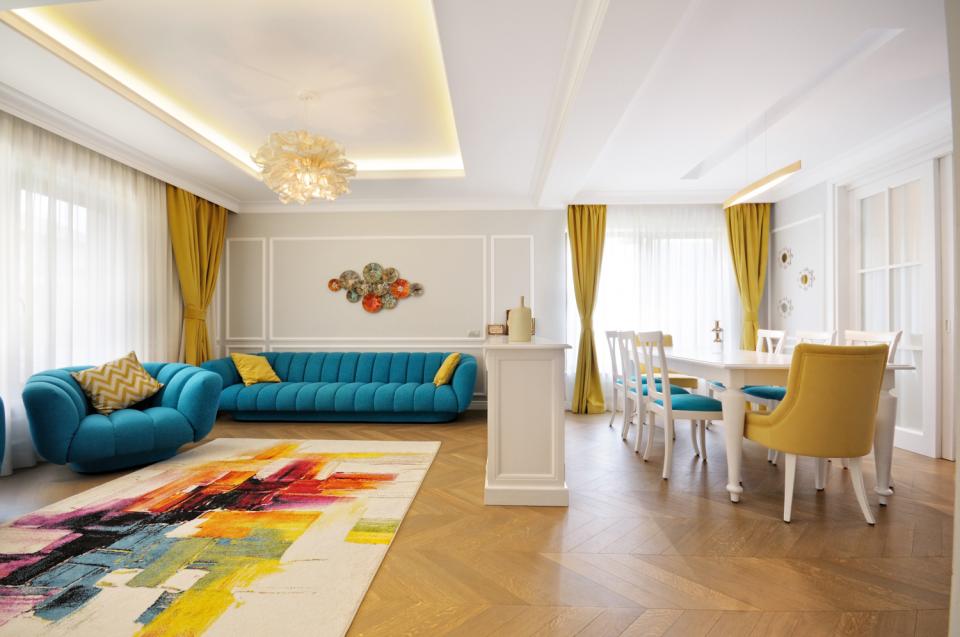 Eleganţa şi rafinamentul, puse în valoare de lemnul natural de stejar