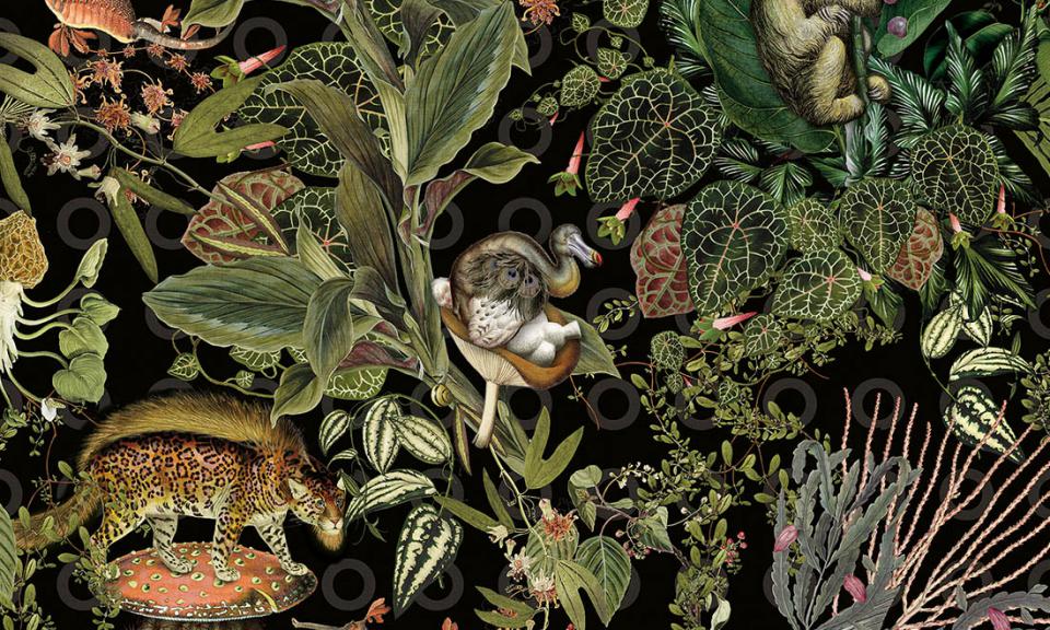 ARTE INTERNATIONAL-Moooi Wallcovering The Extinct Animals Collection-Menagerie of Extinct Animals-MO2071