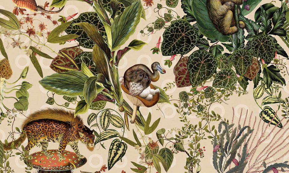 ARTE INTERNATIONAL-Moooi Wallcovering The Extinct Animals Collection-Menagerie of Extinct Animals-MO2072