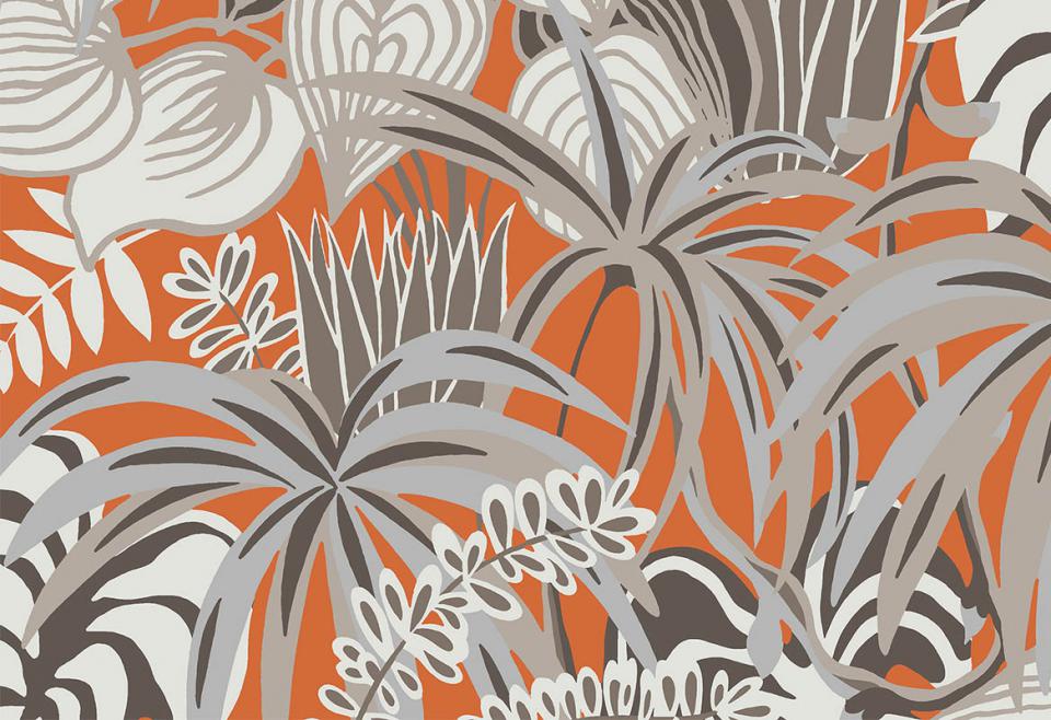 HOOKED ON WALLS-Jungle Jive-Greenery-36515